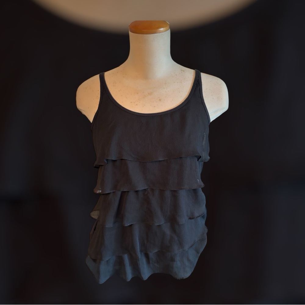 New York & Company Black Layered Camisole